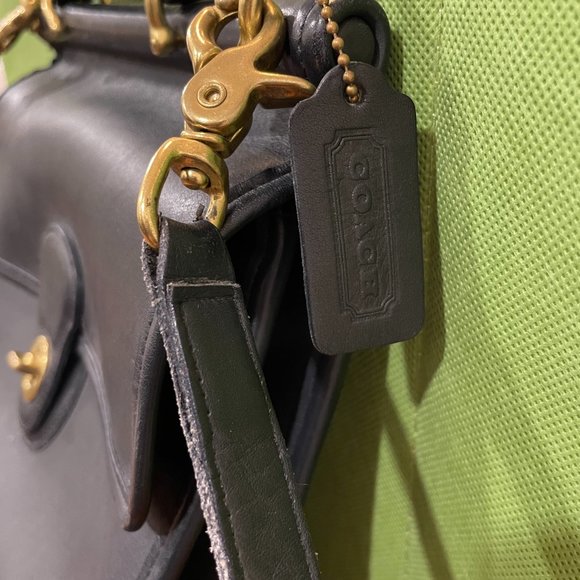 Vintage Coach Willis Crossbody/Top Handle Bag in Black - Picture 4 of 8